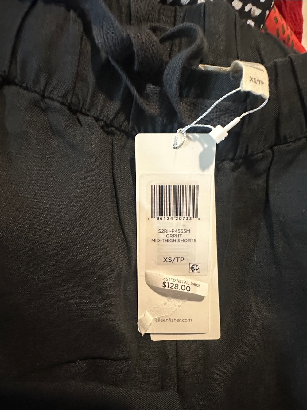 NWT Eileen Fisher Organic Linen Shorts - Picture 6 of 6